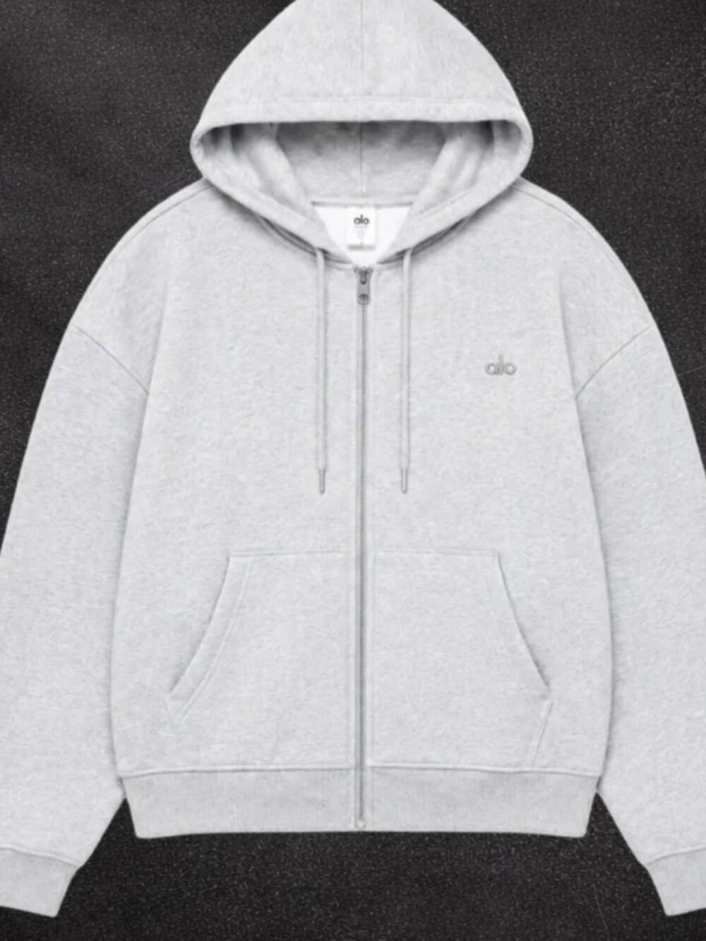 ALO Yoga Accolade Full Zip Hoodie Grey NWT